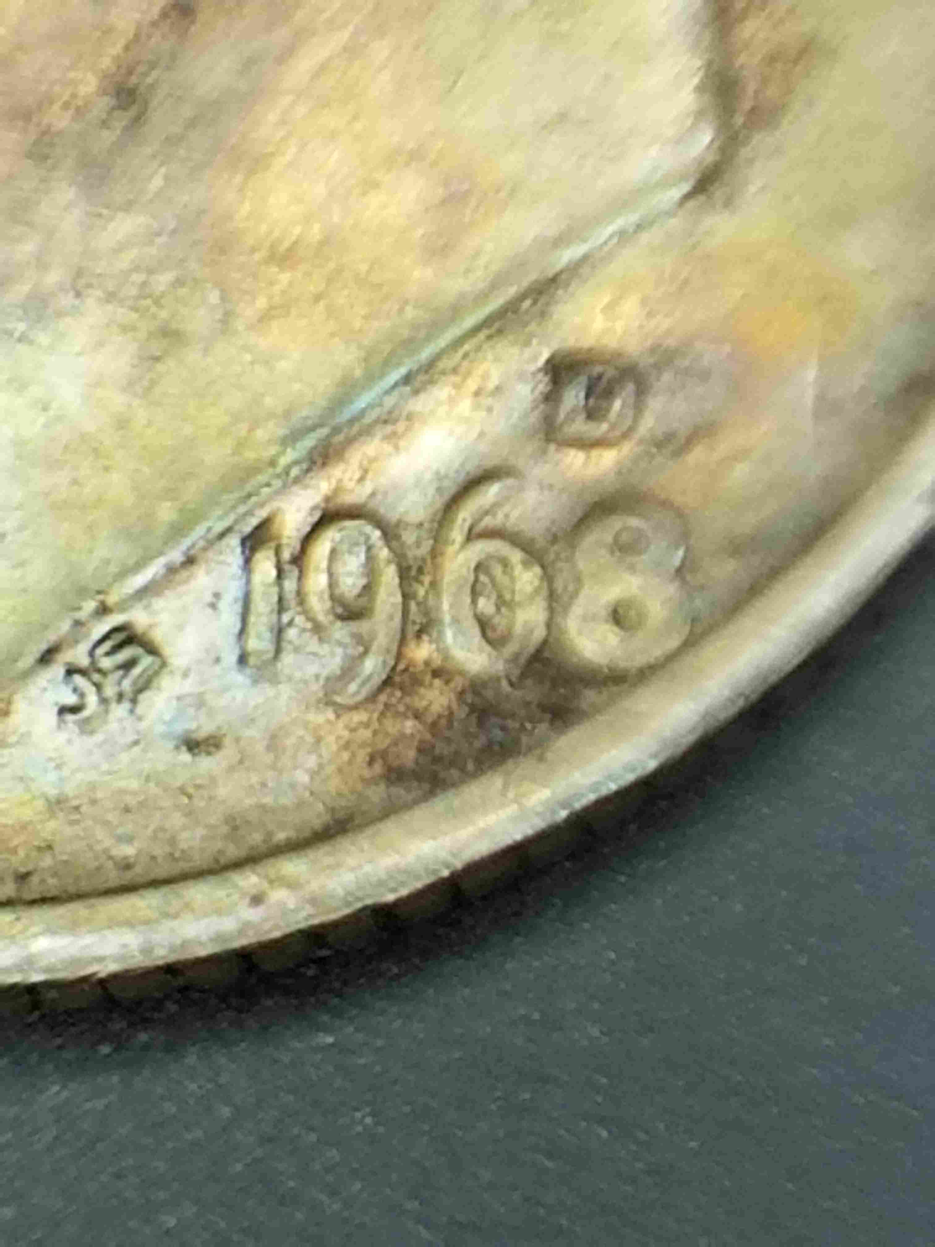 1968-D-Roosevelt--Dime-DD-On-Ear?-Date?-IGWT?