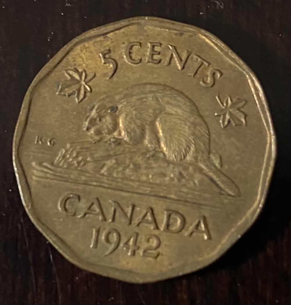 1942-Tombac-Nickel--Just-Purchased