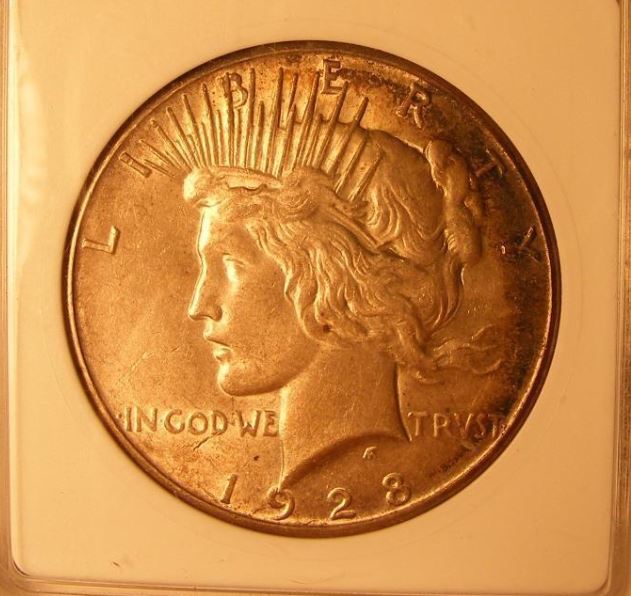 Opinion-On-This-Partially-Toned-1928-Peace-Dollar?