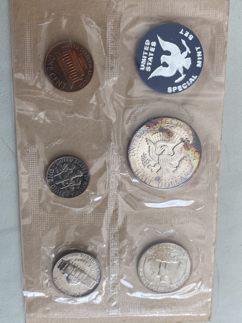 1965-SMS-Kennedy-Half-Damaged-By-Packaging-Process.-Error?