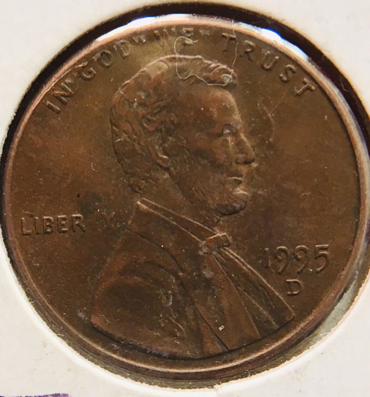 1995 D Lincoln Cent Missing t On Liberty Coin Community Forum