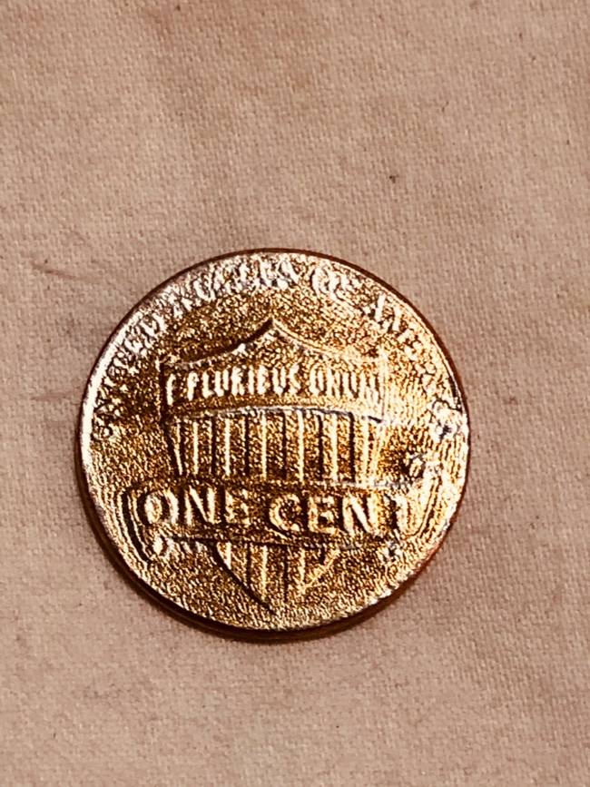 Unknown-Date-Penny-With-Odd-Silver-Layer