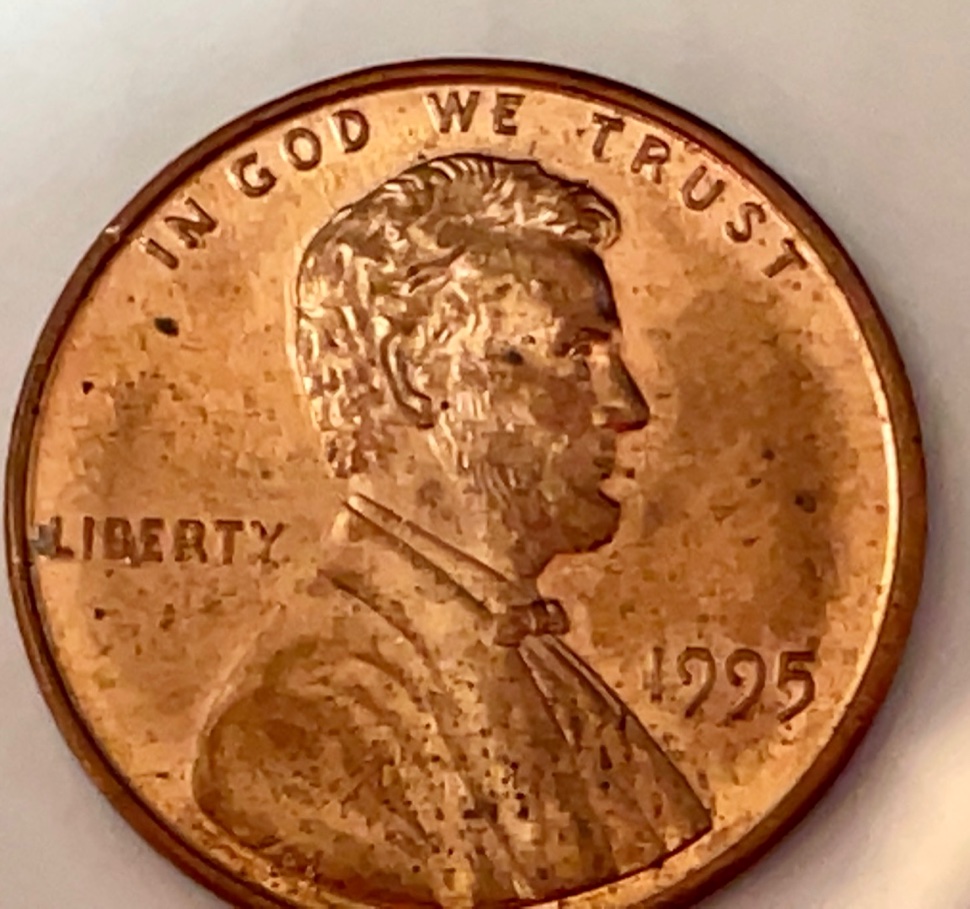 1995-Lincoln-Cent-Clash-Or-Error?--Before-The-L-&--Between-B-&-E-In-Liberty-Or-Just-Common?
