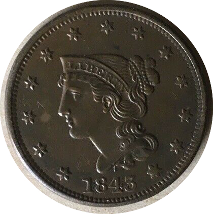 1843-Petite-Bust-Large-Cent-Grading!