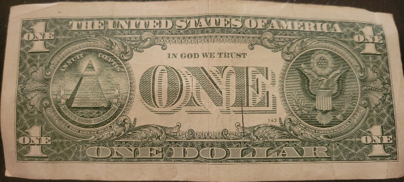 2013-$1-Bill-Great-Seal-Bleed-Through