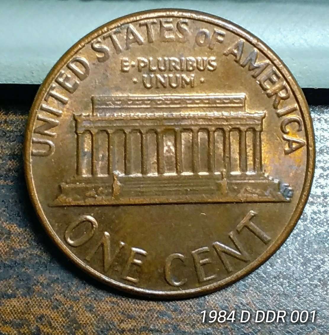 1984-DDR-002-With-84-D-DDR-001-Lincoln-Memorial-Cents