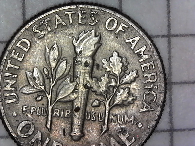 Coins-With-Face-Damage-1973-D-Dime