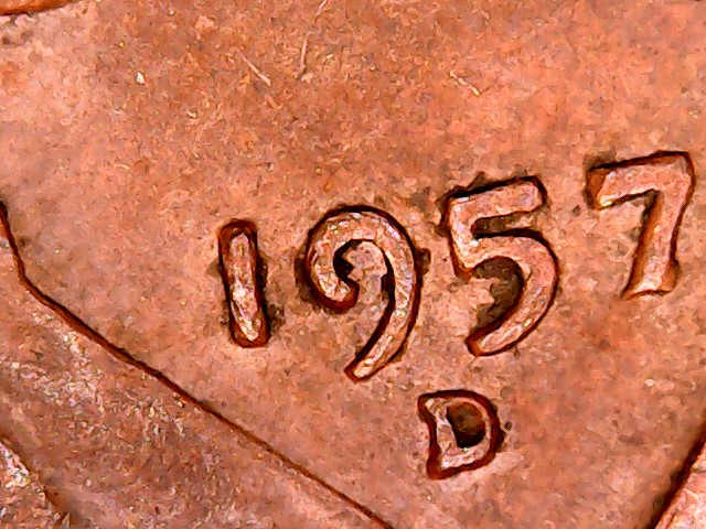 Cool-Looking-1957-D-Lincoln-Penny