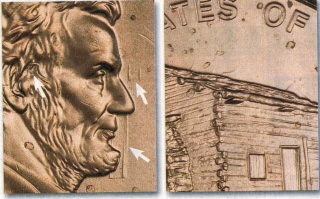2009-Kentucky-Childhood-Log-Cabin-Lincoln-Cent-Die-Clash