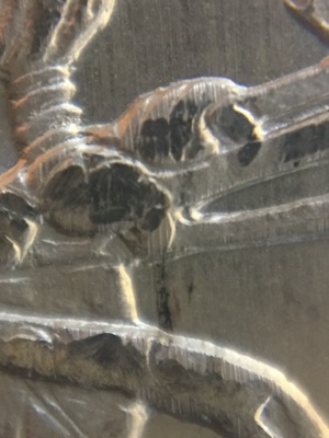 Planchet-Striations