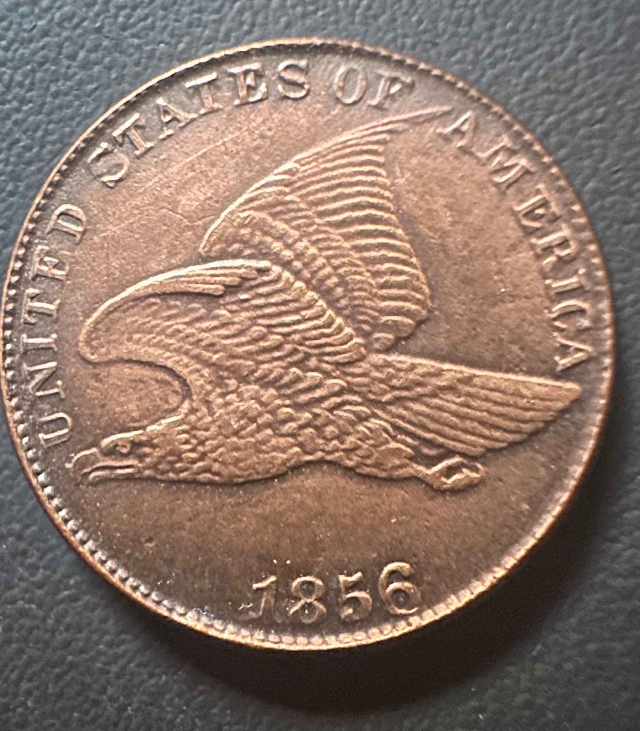 1856-Flying-Eagle-One-Cent!