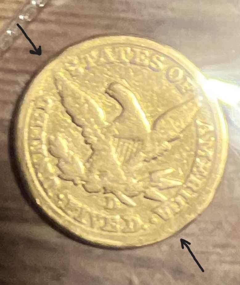 1847-D-Liberty-Head-No-Motto-Half-Eagle,-Help-Real-Or-Counterfeit