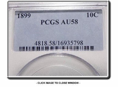 1899-Barber-Dime-AU-58-PCGS