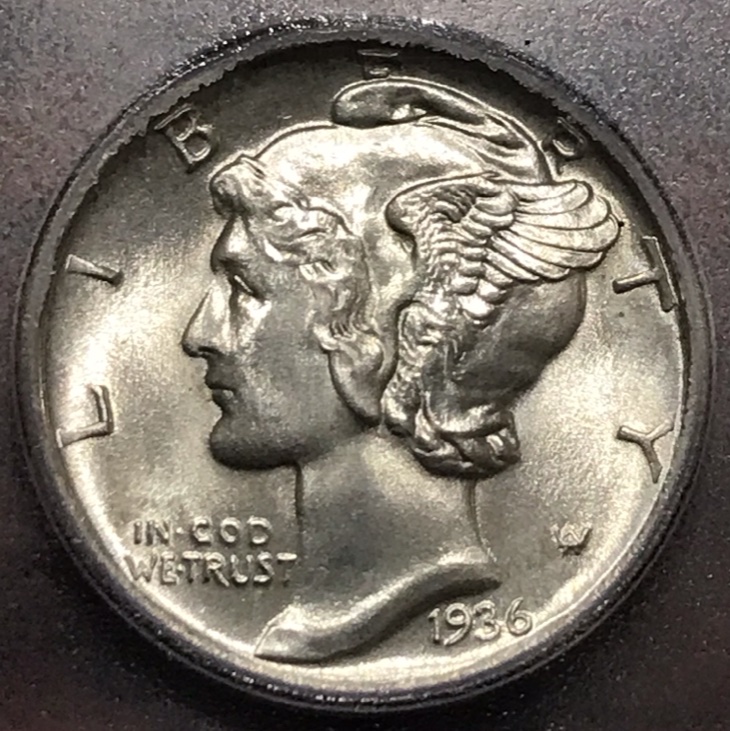 1936-Mercury-Dime-MS-66+-FB