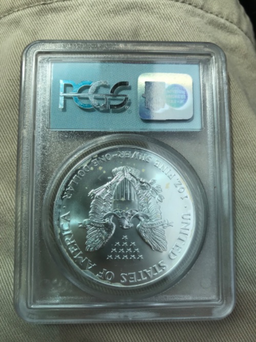 2001-American-Silver-Eagle-9/11-Wtc-PCGS