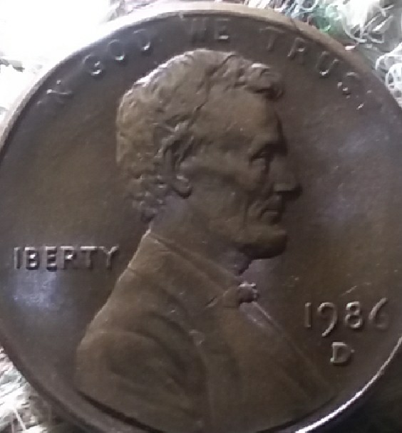1986-D-Lincoln-Cent-Error?-Missing-L-In-Liberty-And-Of