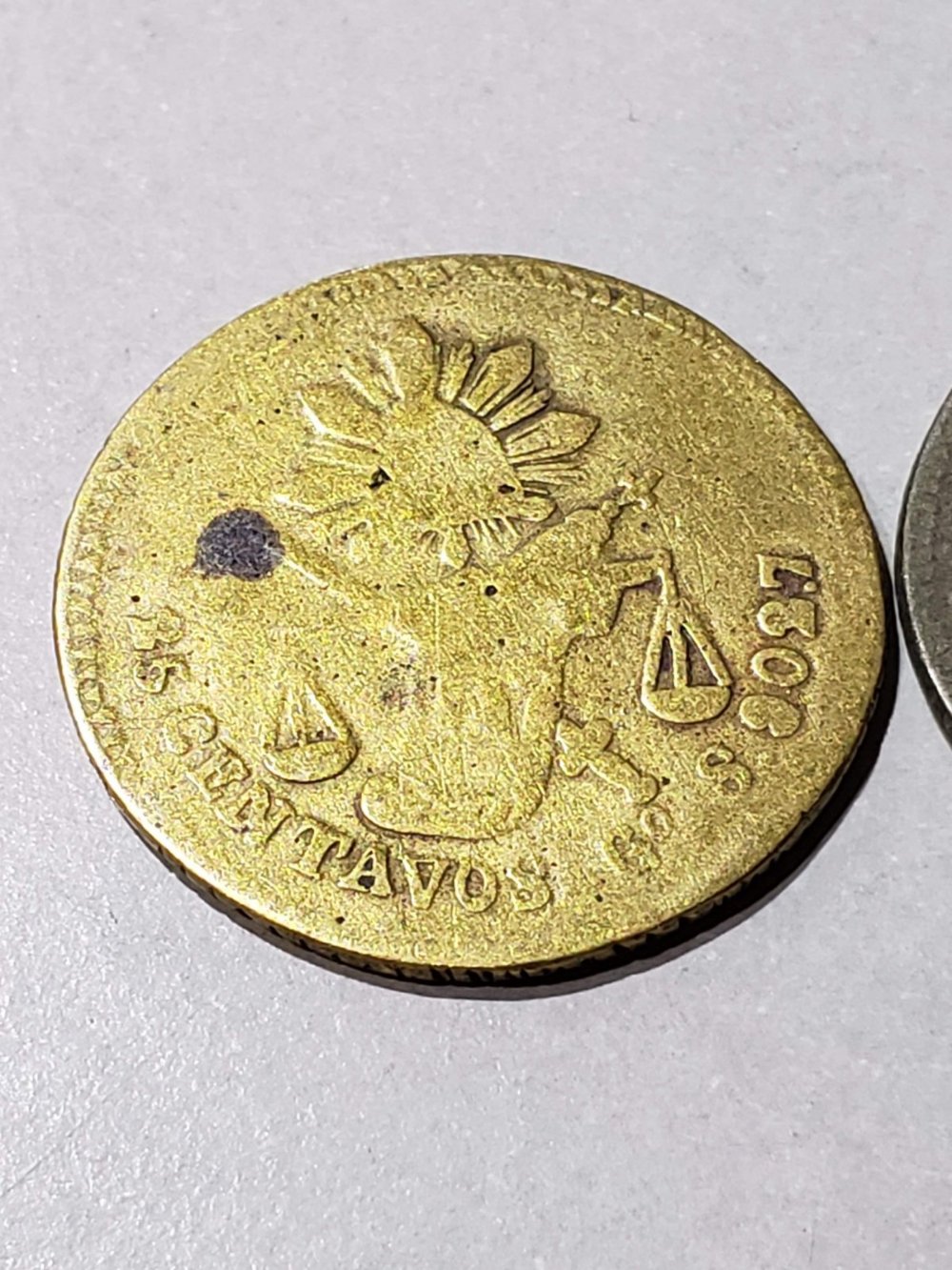 1877-Go-S-25-Centavos-Brass