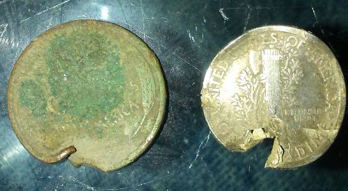 Kinda-Upset-I-Found-A-1917-Lincoln-Penny-&-1919-Mercury-Dime-Looking-Like-Junk