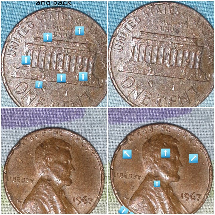 1967-No-Mint-Mark-Penny-With-Odd-Marks