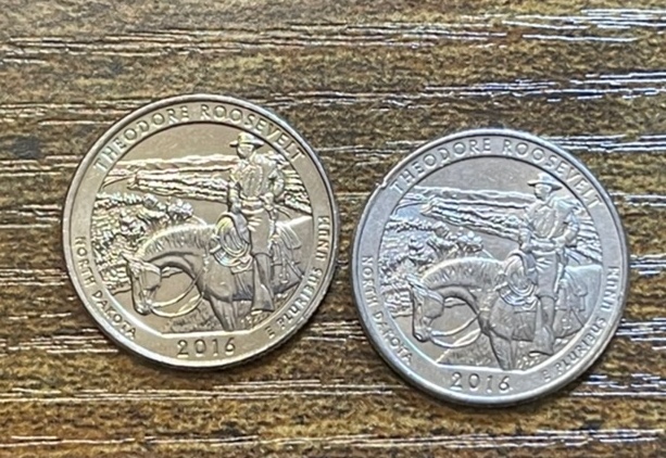 2016-D-Theodore-Roosevelt-Quarter---Copper-Like-Color-On-Both-Sides