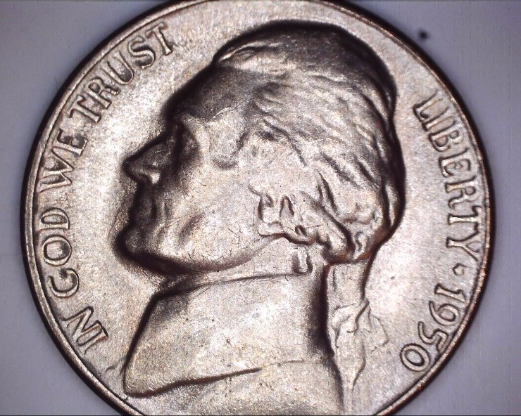 1950-D-Jefferson-Nickle-Unc.--Front-Steps--Please-Look-At-Pictures-Poss-MS?