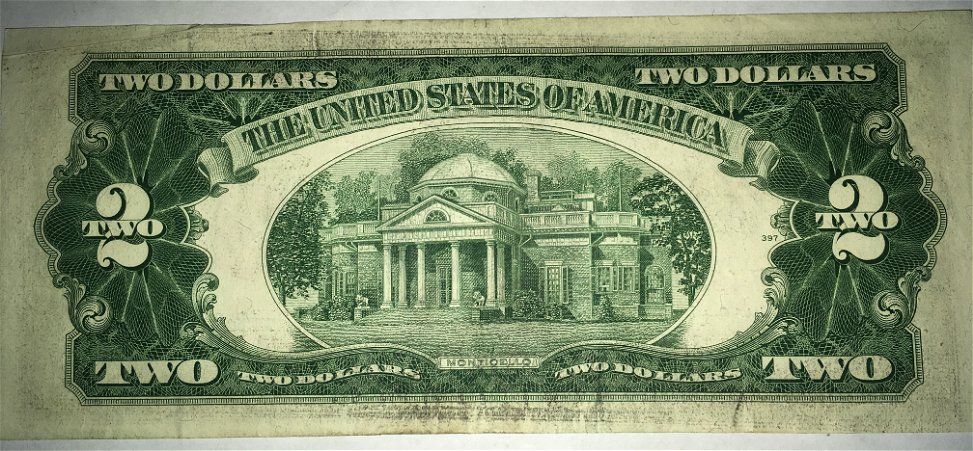 1953-B-Red-Seal-$2-Bill.-Looks-Like-Error-On-Rev