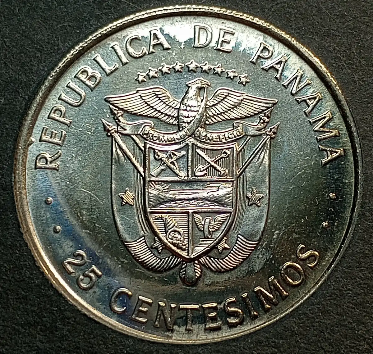 1976-Panama-Dual-Cu-Ni-Mule-&-25-Centesimo-W/-Collar-Clash-&-Ffd-Proof-Error-Set