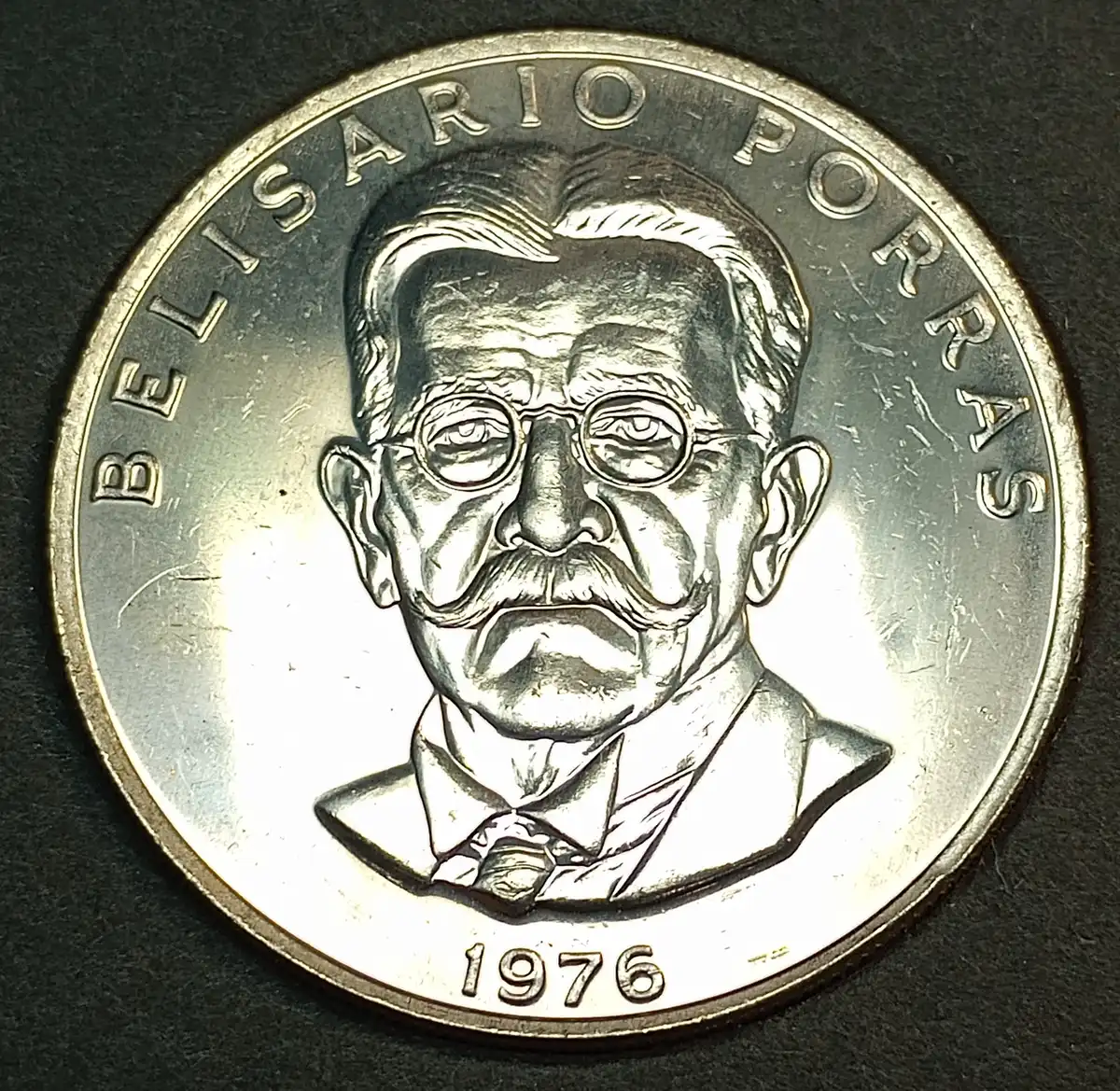 1976-Panama-Dual-Cu-Ni-Mule-&-25-Centesimo-W/-Collar-Clash-&-Ffd-Proof-Error-Set