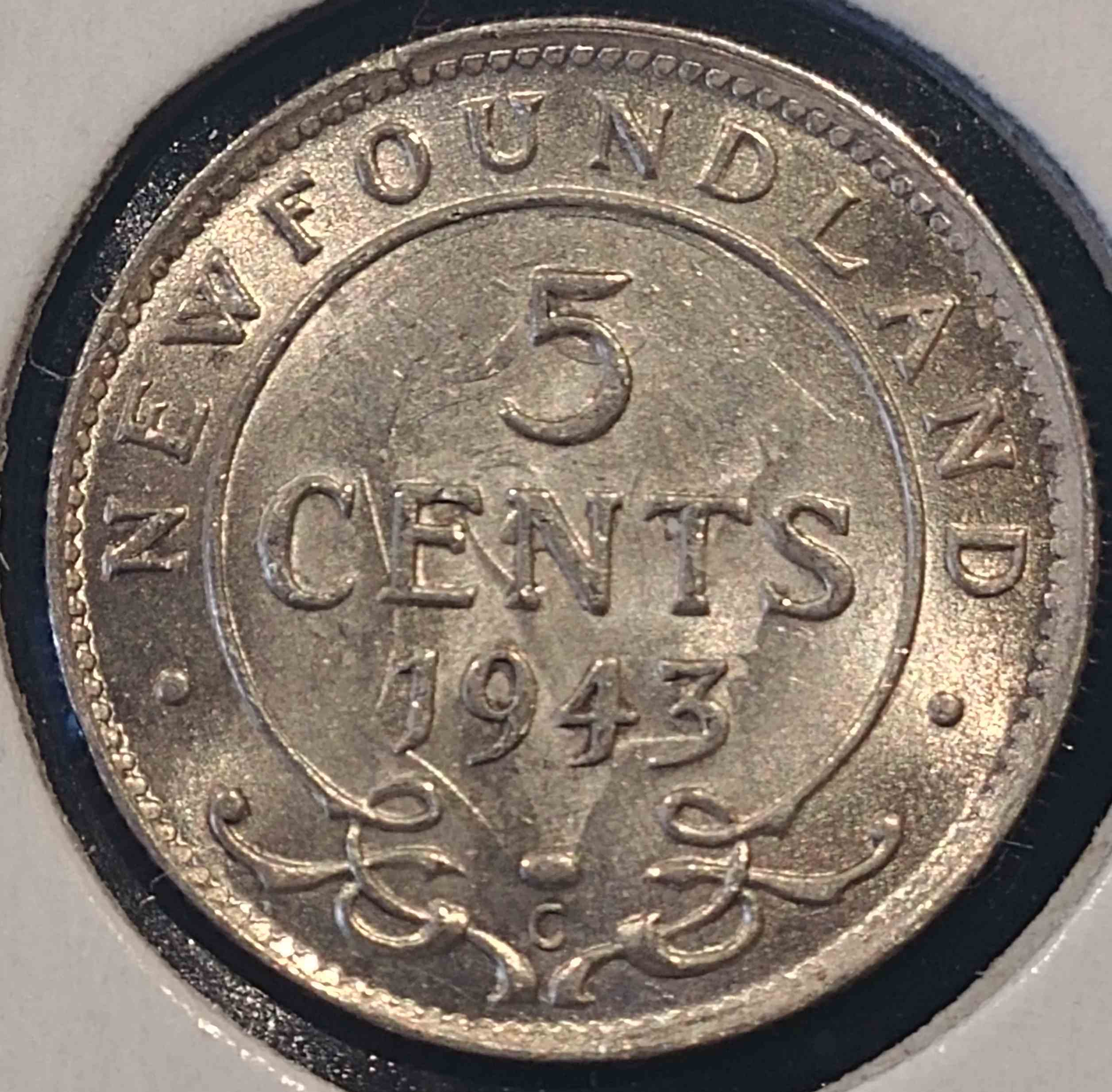 NFLD-5-Cents-1943-String-Sur-Clash