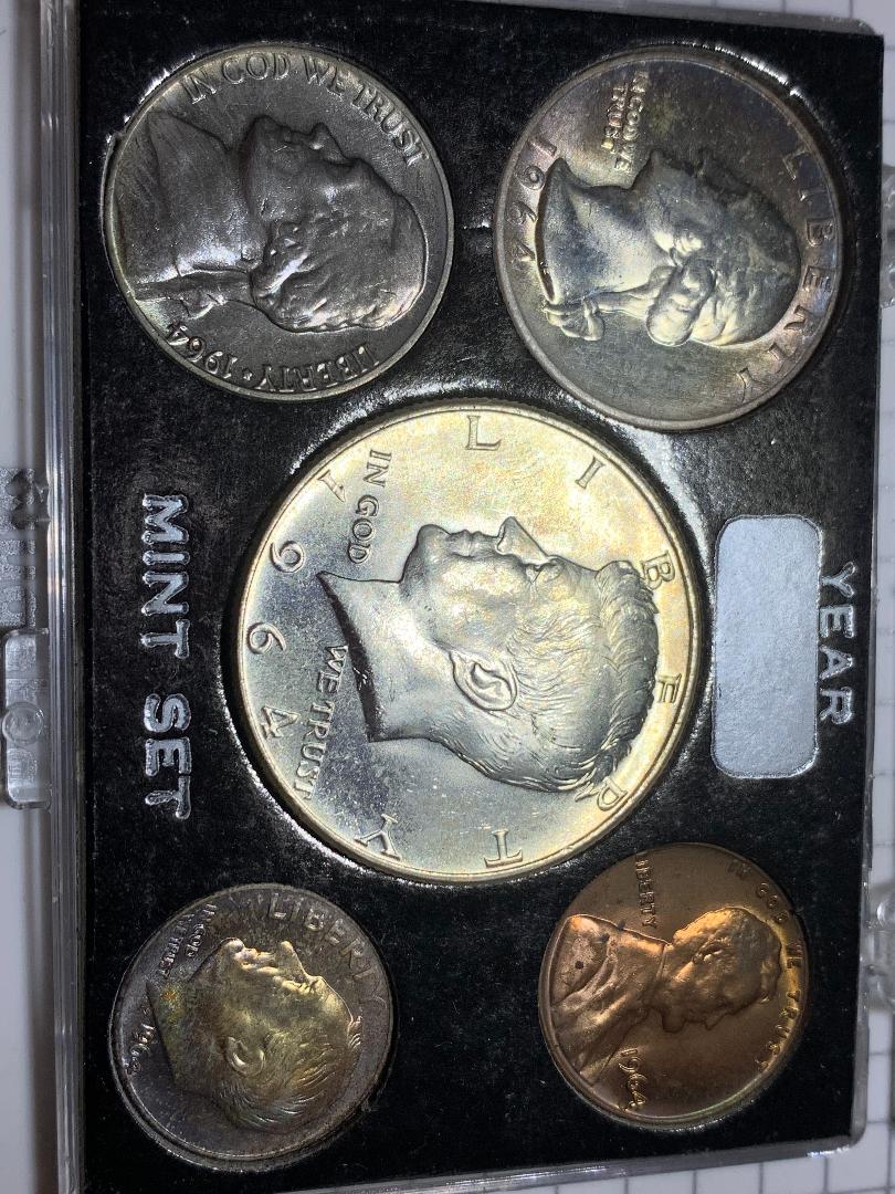Good-Day.-1964-Set,-No-Mint-Mark-And-As-Described.-SMS?