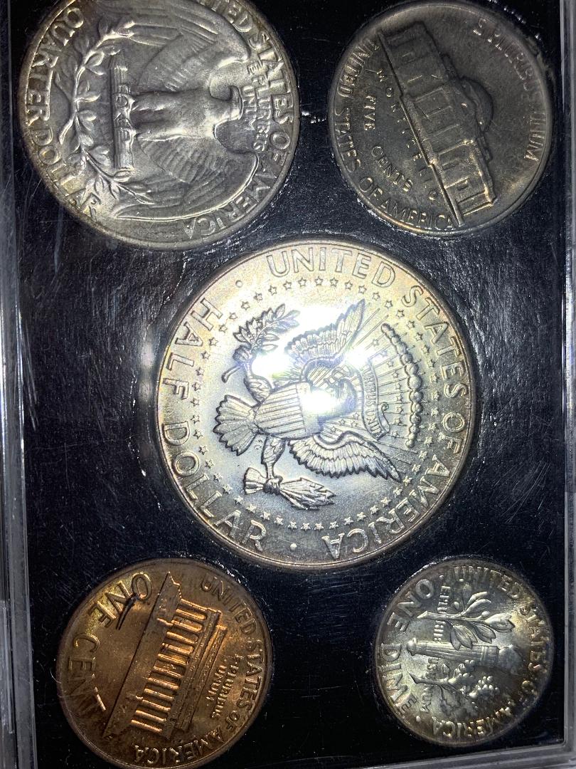 Good-Day.-1964-Set,-No-Mint-Mark-And-As-Described.-SMS?