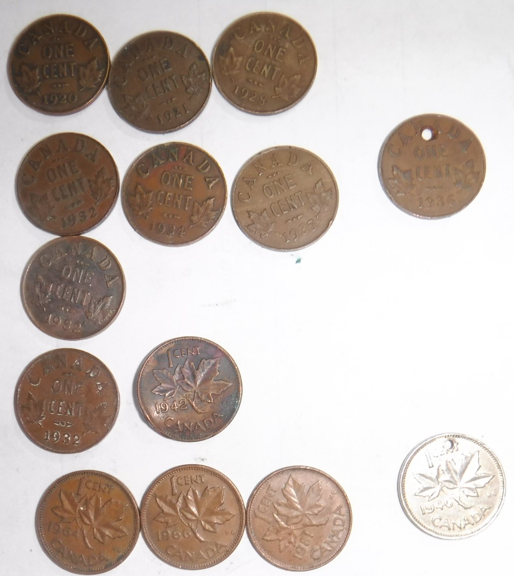 Canadian-Cent-Haul-From-My-Auction-Purchase