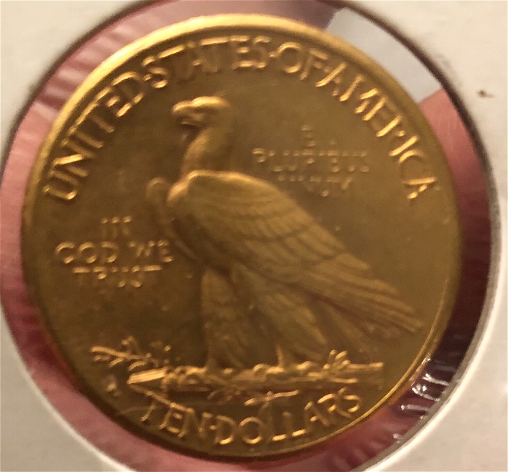 1910-D-10-Dollar-Indian-Gold