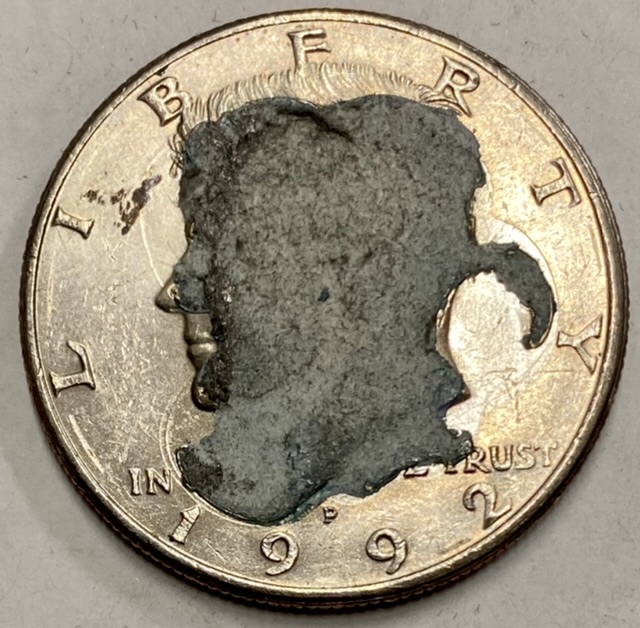 1992-P-Kennedy-Half---Damage-Or-What?
