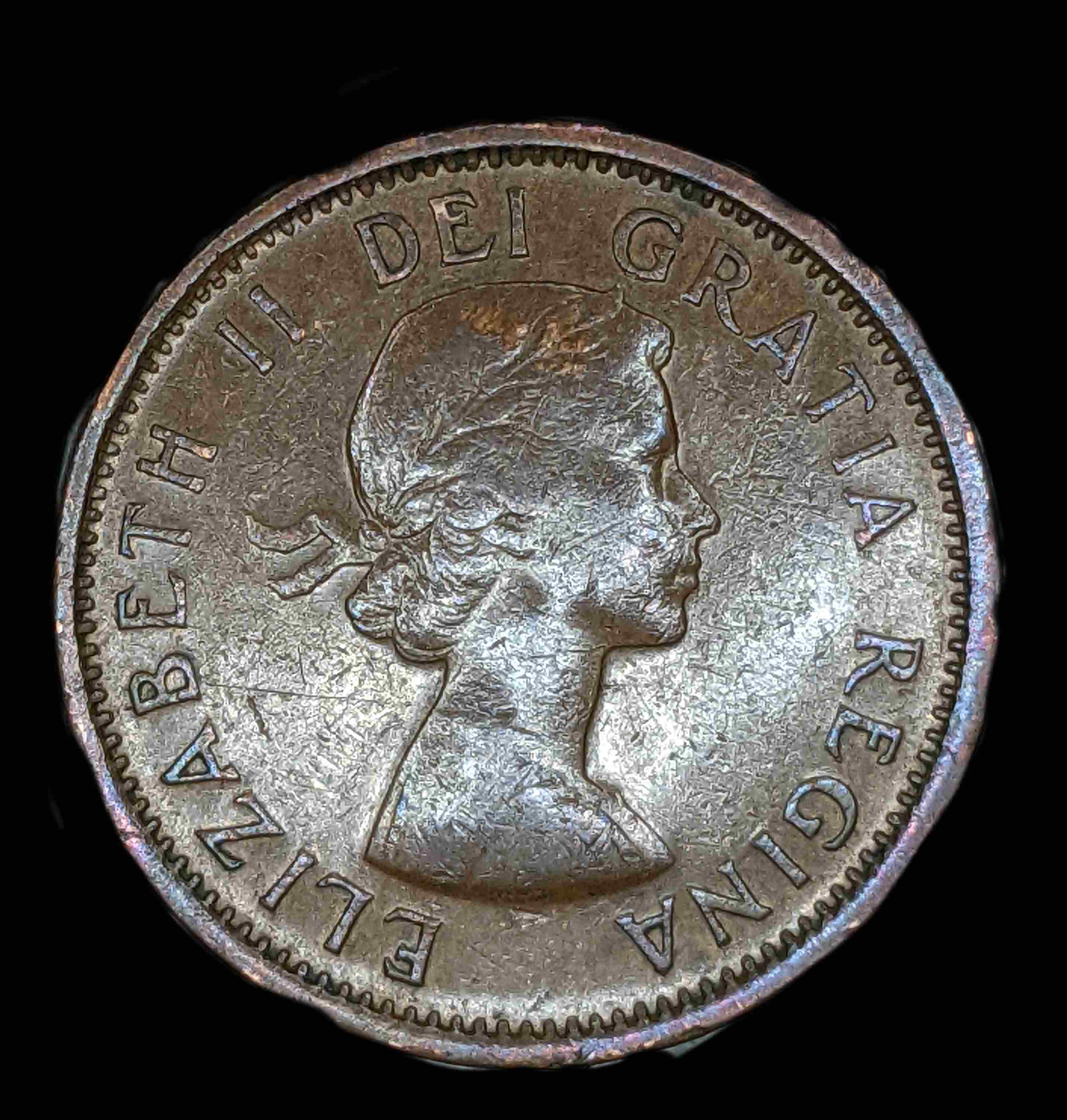 Second-Hanging-2''--1-Cent-1955!-Thanks-For-Answers!
