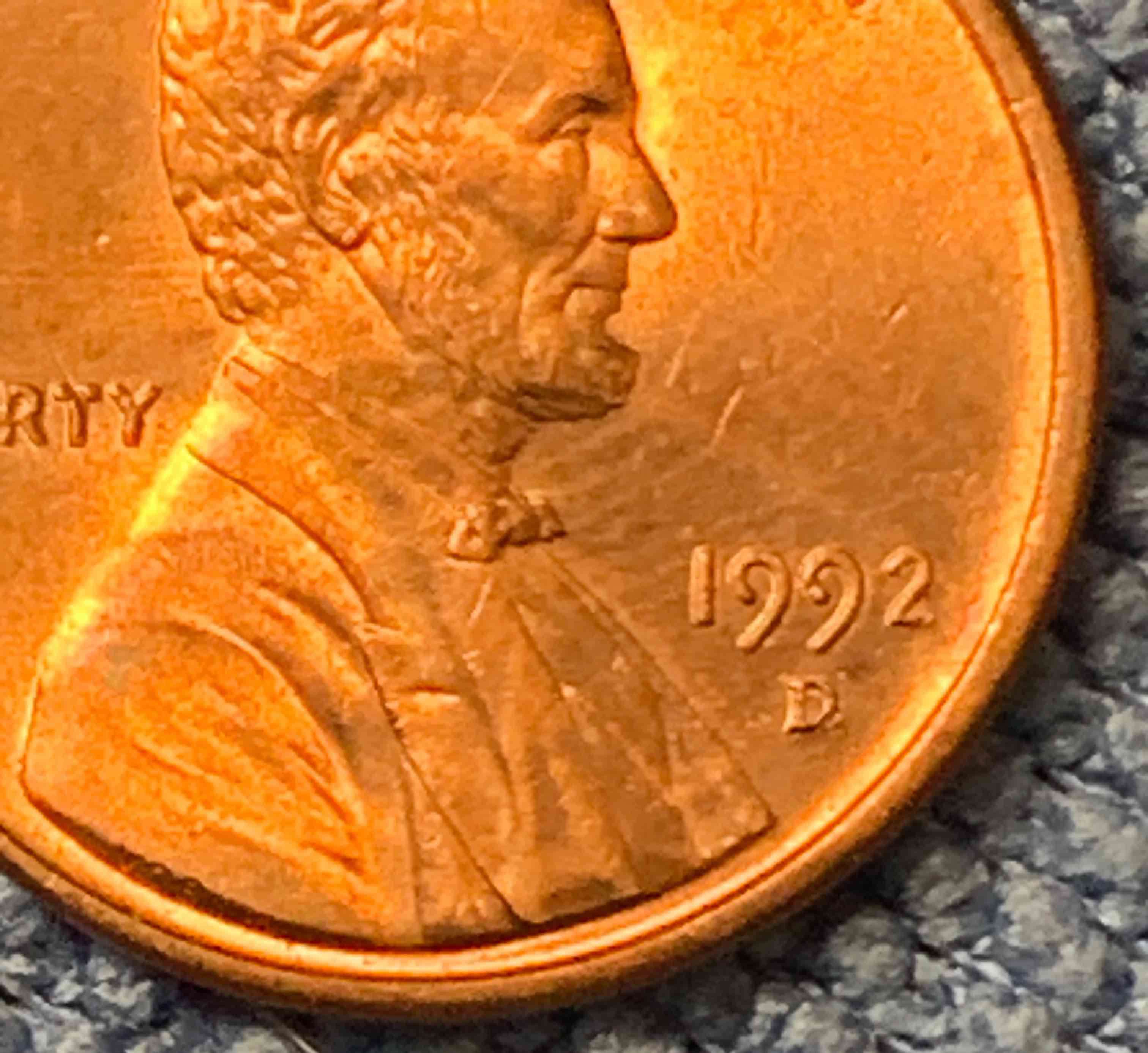 1992-D-Cent-Mint-Mark-Error-Or-Damage?