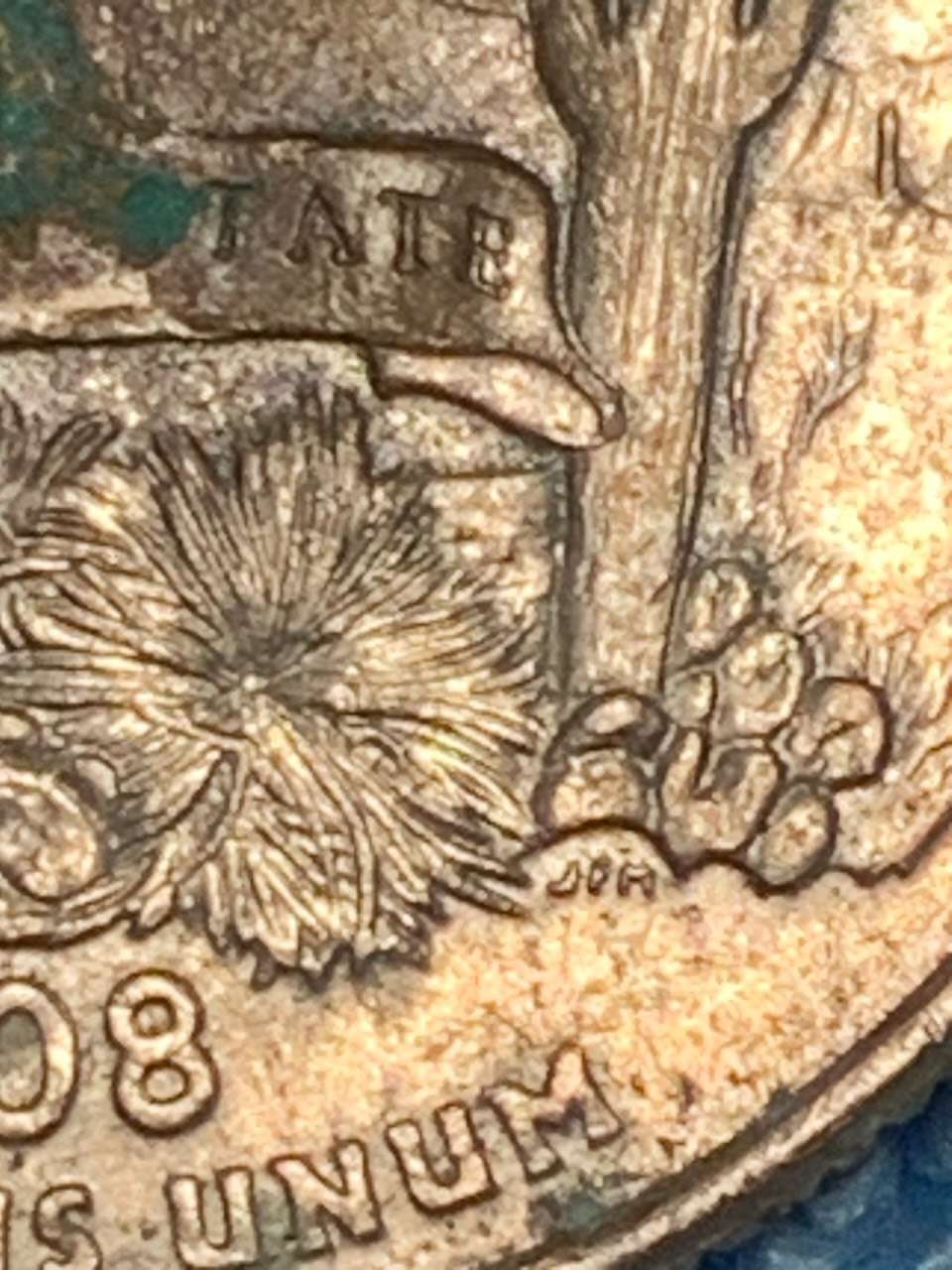 2008-D-Arizona-Extra-Leaf-Error/Maybe-Clad-Error?