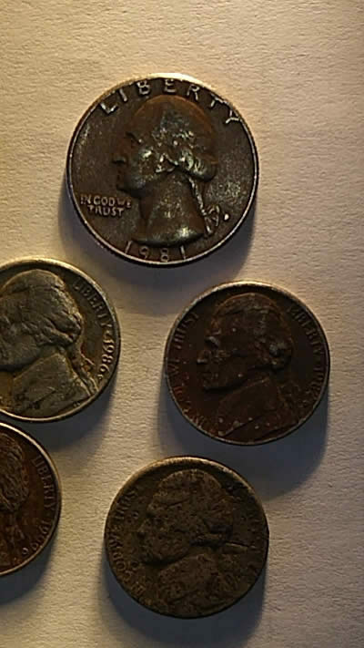 Clad-Errors-On-1999-D-Quarter.-Jefferson-Nickle-Or-Dime