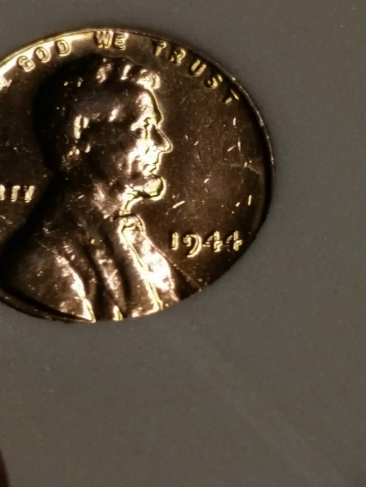 1944-Wheat-Penny-I'm-Sure-They-Never-Made-A-Gold-Penny-Maybe-Gold-Plated