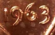 1963-Penny-Doubling-On-The-Face,-Date-And-Look-Like-Letter-On-Face?