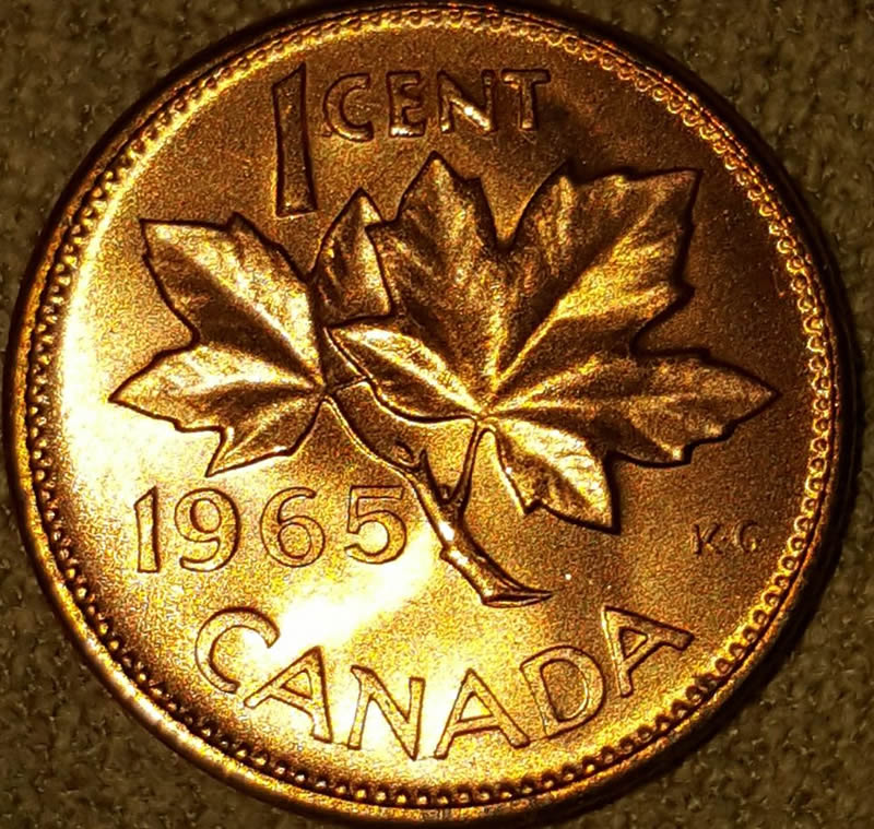 1965-Canadian-Cent-Grade