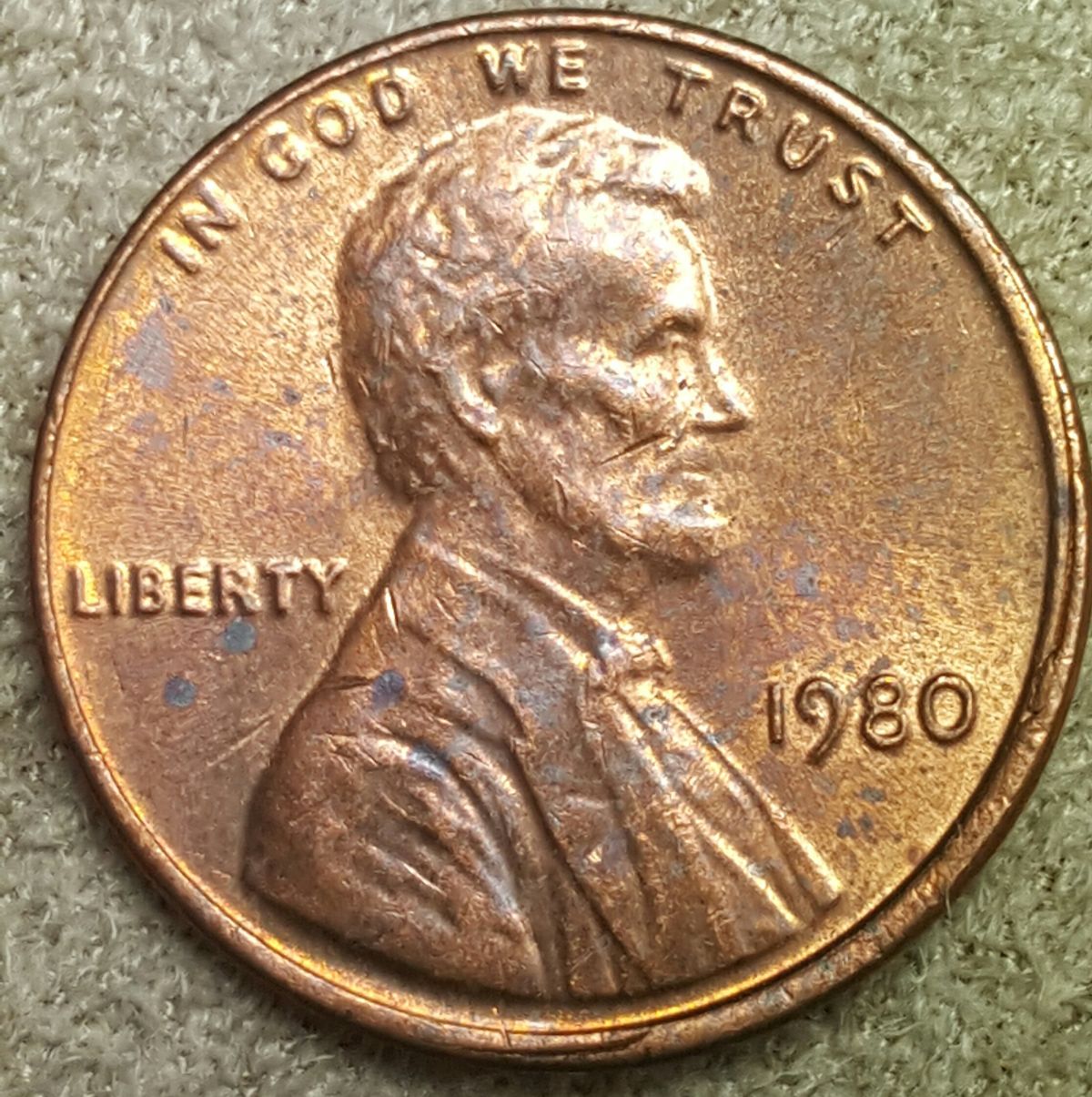 1980-Lincoln-Cent-Folded-Rim-Fin?-Or-After-Further-Investigation-Poss.-Cud?