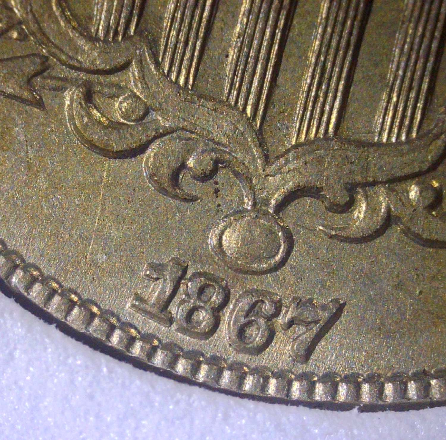 1867-Shield-Nickel-No-Rays---Is-This-A-Counterfeit?