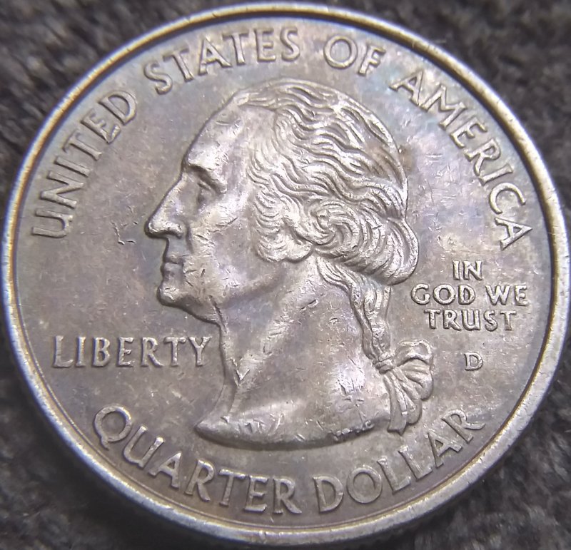 2008-D-Alaska-Statehood-Quarter-With-Dark-Color