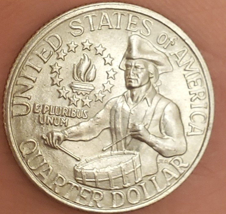 Beautiful-Bicentennial-Quarter,-6-Fingered-Drummer