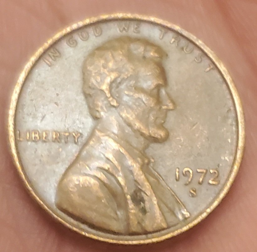 1972-S-Lincoln-Penny-With-2-S's,-In-Different-Places?