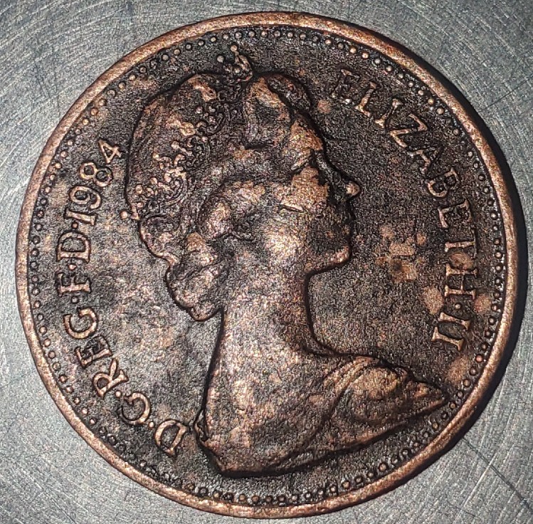 Canadian-1984-Penny,-Not-Cent-With-Weird-Back?-Misprint.-Double-Sided-Misprint.-Or-What?