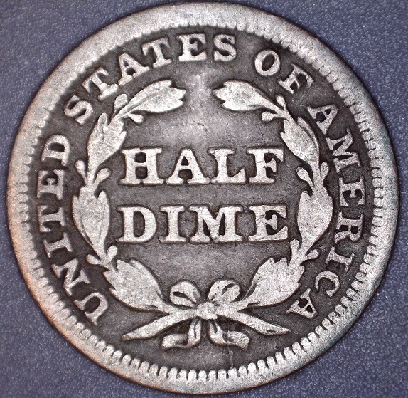 1845-Half-Dime,-Grade-Please