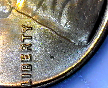 1953-D-Wheat,-2-Coins-W/-Same-Error-Found-In-OBW,-Is-It-Debris?