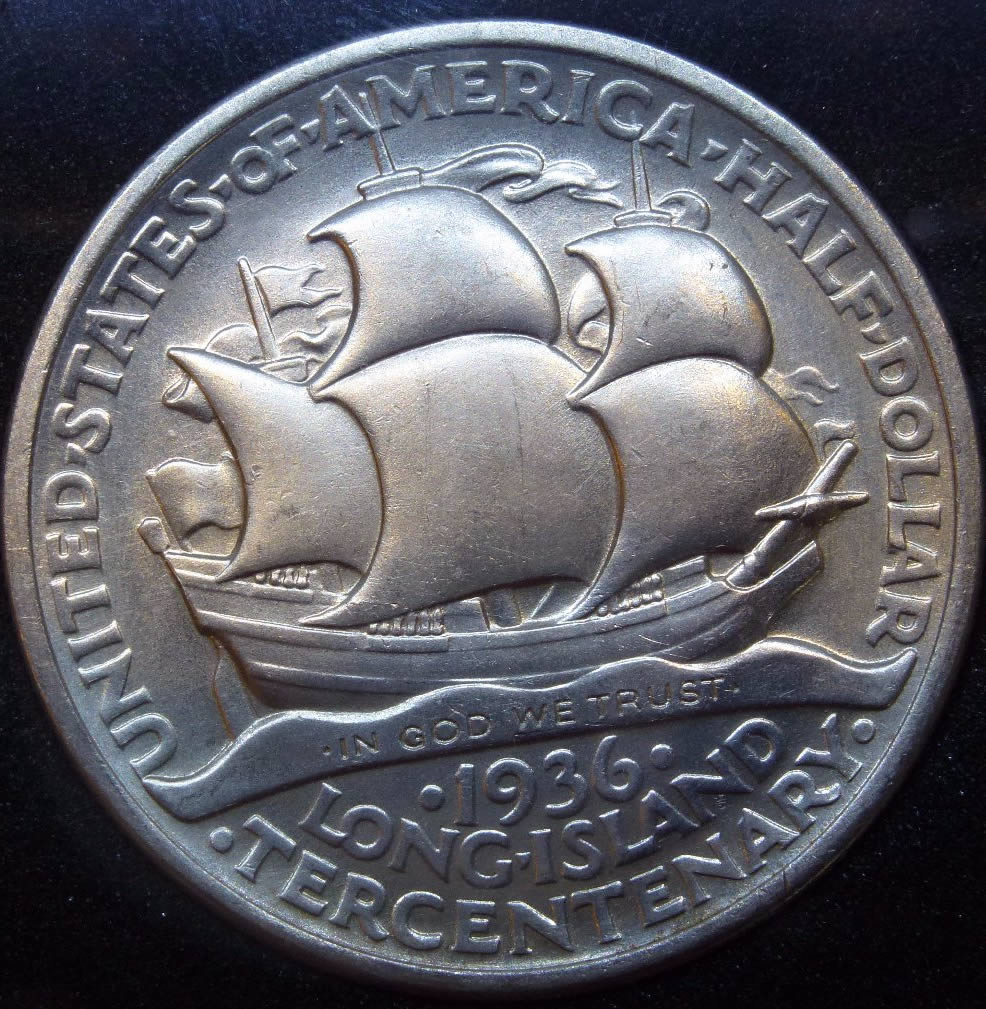 Grading-Opinion:-1936-50c-Long-Island-Tercentenary-Silver-Half-Dollar